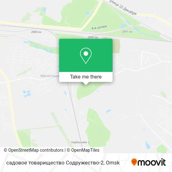 садовое товарищество Содружество-2 map
