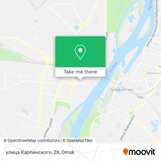 улица Карпинского, 28 map
