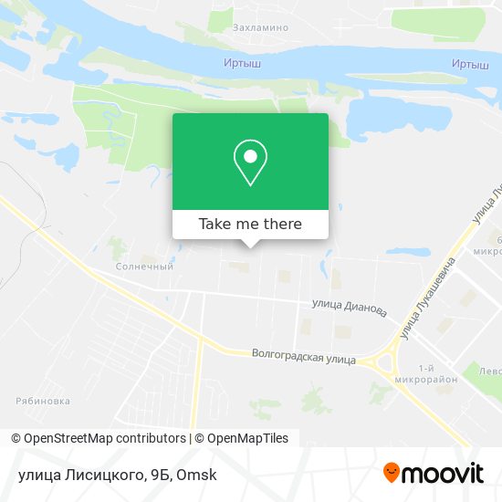 улица Лисицкого, 9Б map
