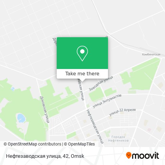 Нефтезаводская улица, 42 map