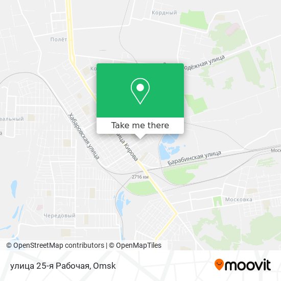улица 25-я Рабочая map