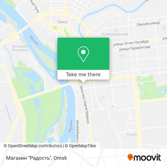 Магазин "Радость" map