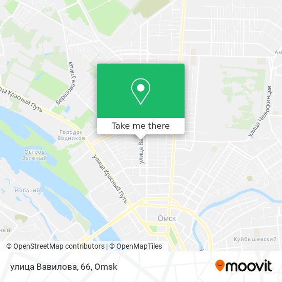 улица Вавилова, 66 map