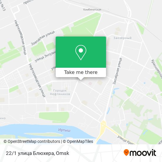 22/1 улица Блюхера map