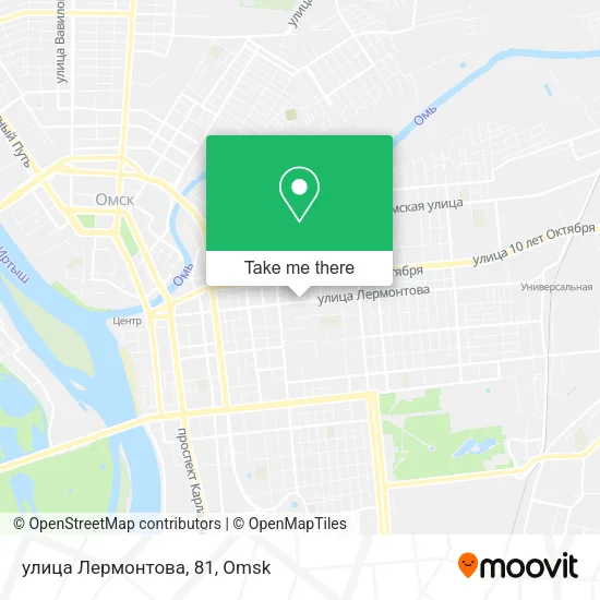 улица Лермонтова, 81 map