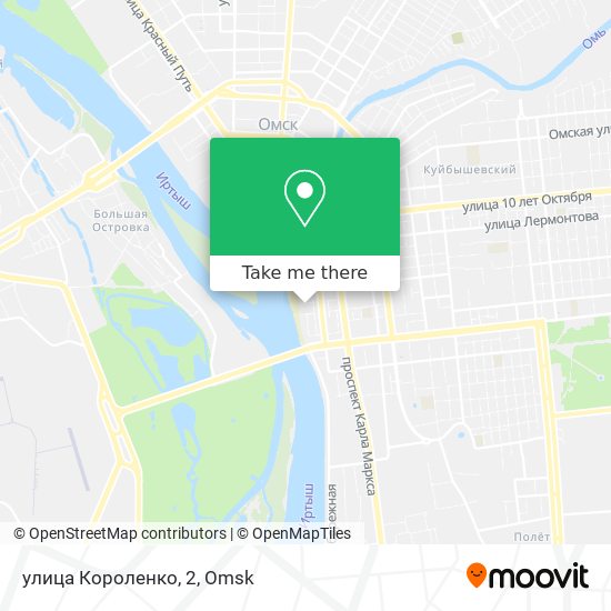 улица Короленко, 2 map