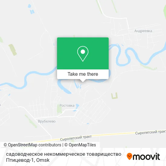 садоводческое некоммерческое товарищество Птицевод-1 map