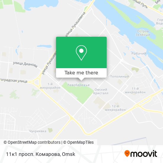 11к1 просп. Комарова map