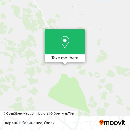 деревня Калиновка map