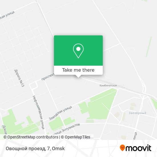 Овощной проезд, 7 map