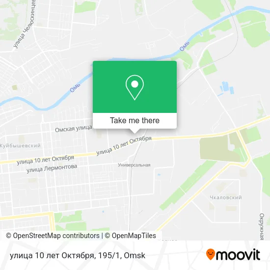 улица 10 лет Октября, 195/1 map