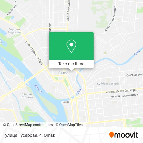 улица Гусарова, 4 map