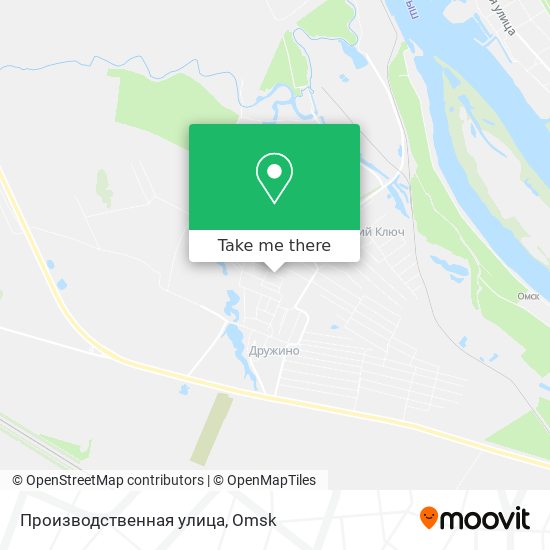 Производственная улица map