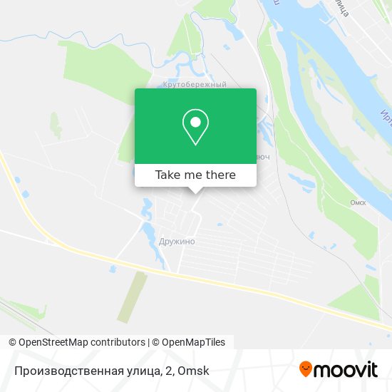Производственная улица, 2 map