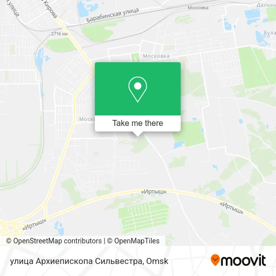 улица Архиепископа Сильвестра map