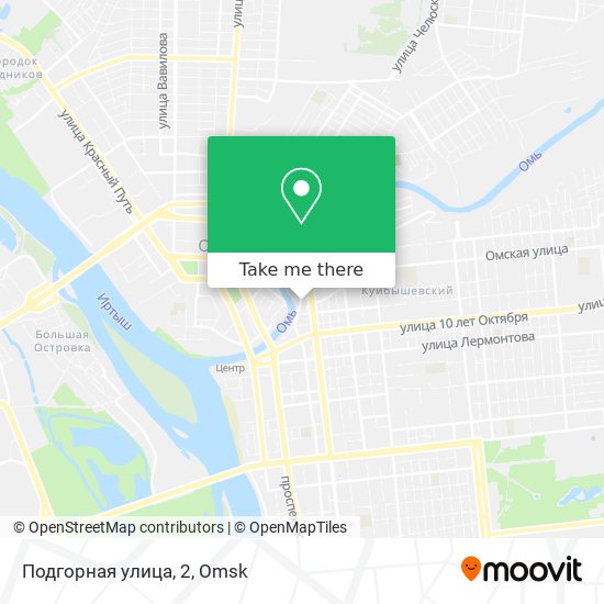 Подгорная улица, 2 map