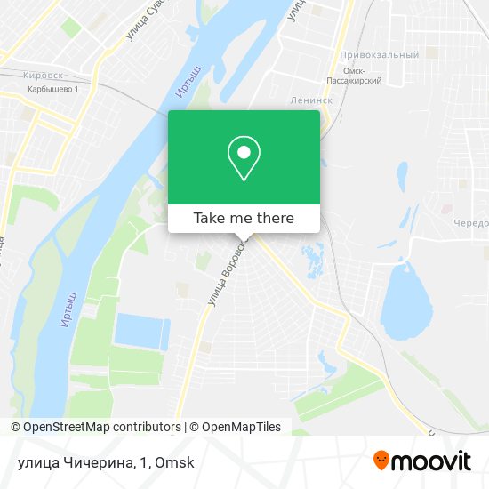 улица Чичерина, 1 map