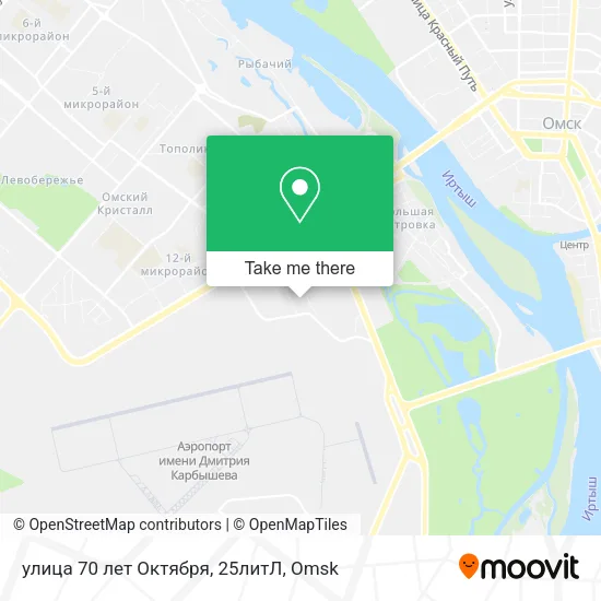 улица 70 лет Октября, 25литЛ map