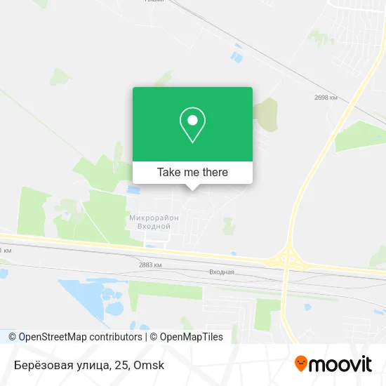 Берёзовая улица, 25 map