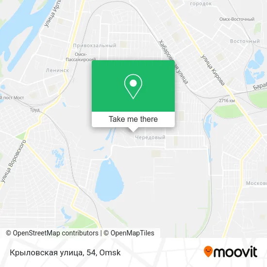 Крыловская улица, 54 map