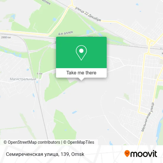 Семиреченская улица, 139 map