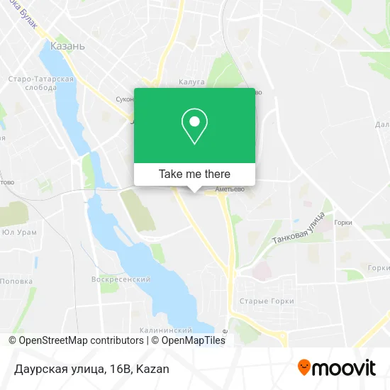 Даурская улица, 16В map