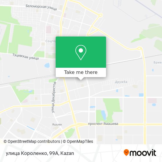 улица Короленко, 99А map