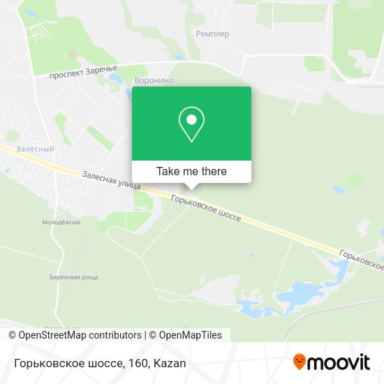 Горьковское шоссе, 160 map