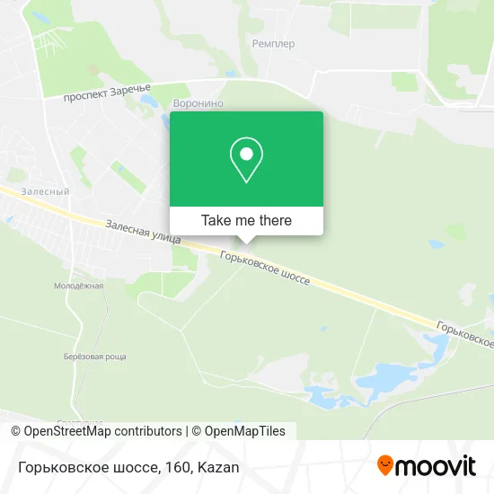 Горьковское шоссе, 160 map