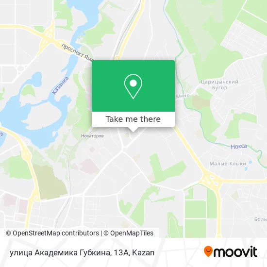улица Академика Губкина, 13А map