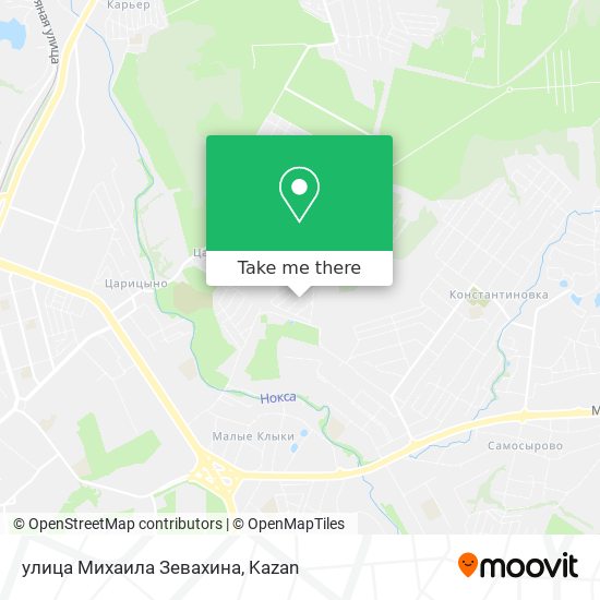 улица Михаила Зевахина map