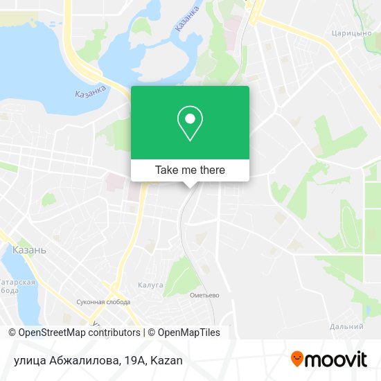 улица Абжалилова, 19А map