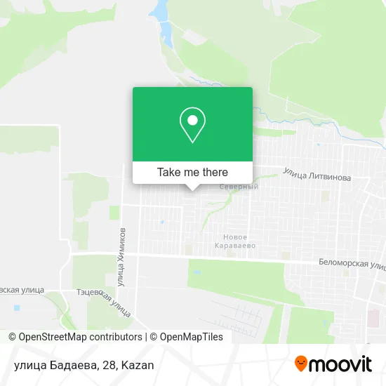 улица Бадаева, 28 map