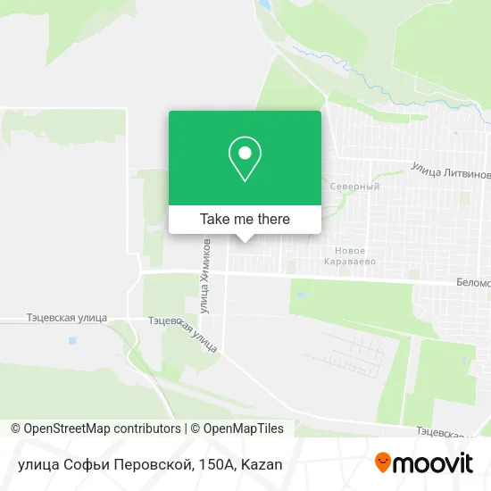улица Софьи Перовской, 150А map