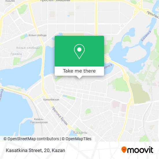 Kasatkina Street, 20 map