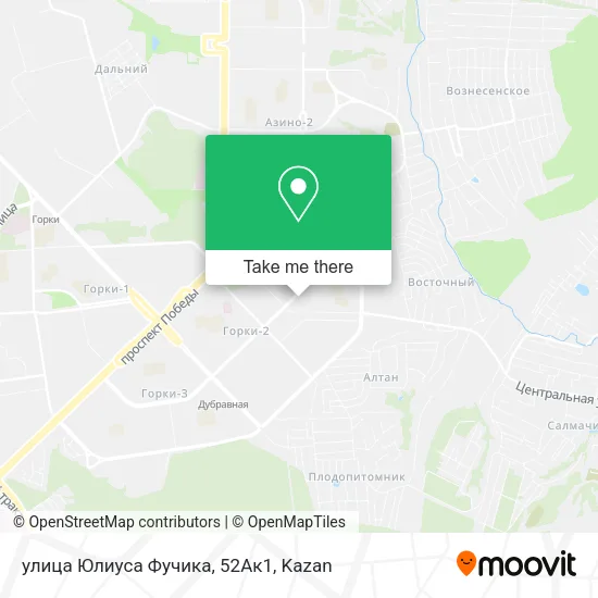 улица Юлиуса Фучика, 52Ак1 map