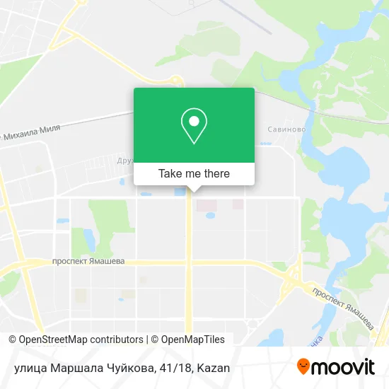 улица Маршала Чуйкова, 41/18 map