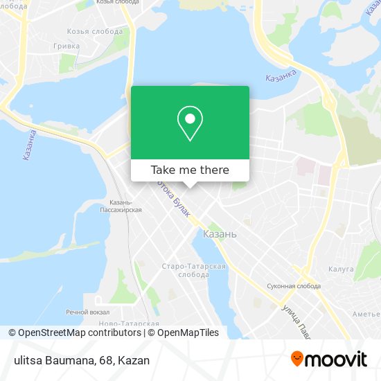 ulitsa Baumana, 68 map