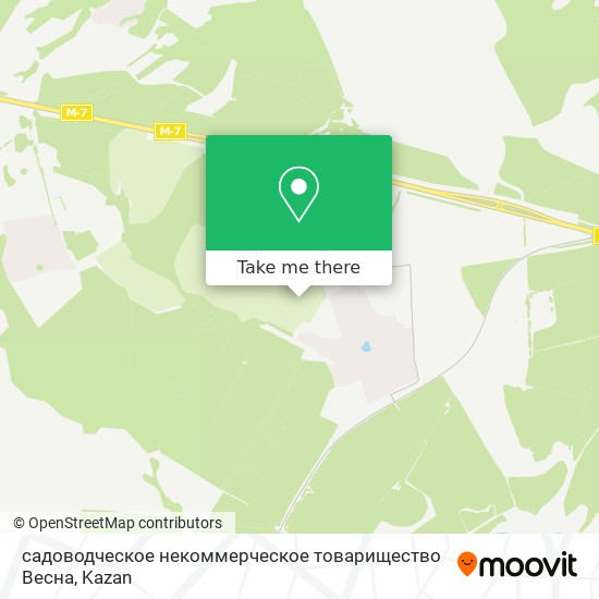 садоводческое некоммерческое товарищество Весна map