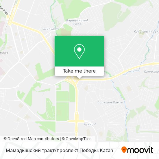 Мамадышский тракт / проспект Победы map