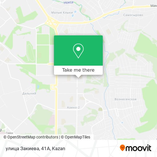 улица Закиева, 41А map