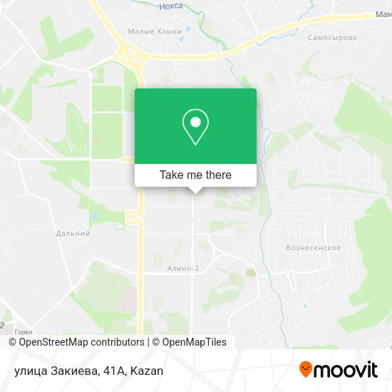 улица Закиева, 41А map