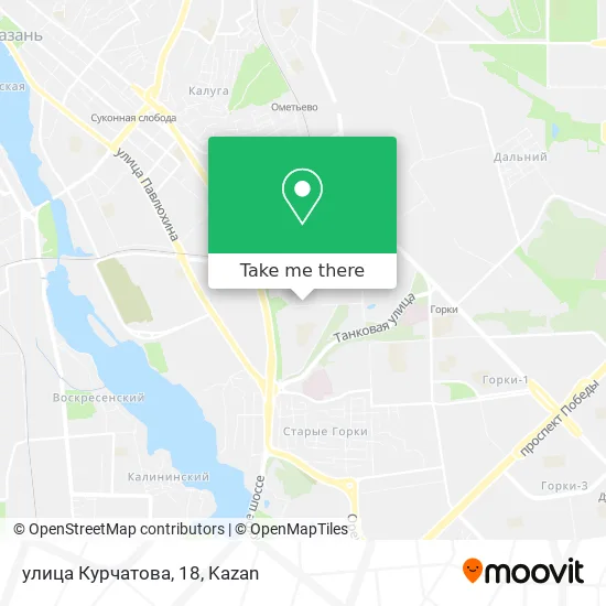 улица Курчатова, 18 map