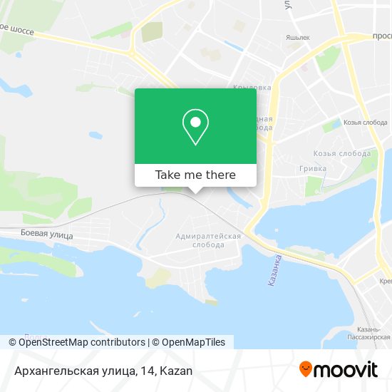 Архангельская улица, 14 map