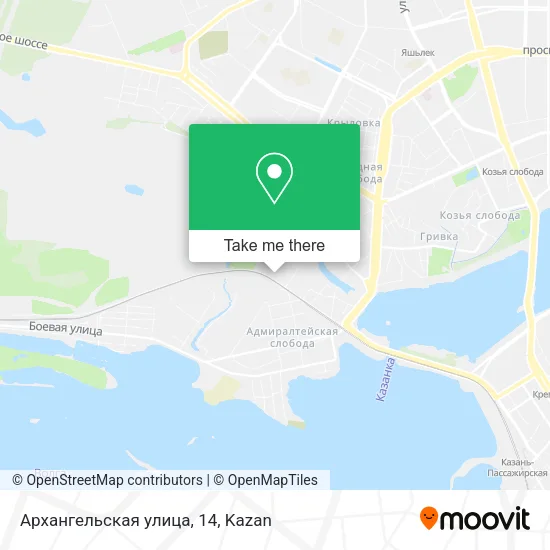 Архангельская улица, 14 map