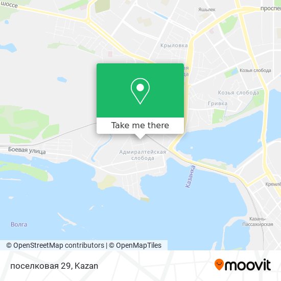 поселковая 29 map