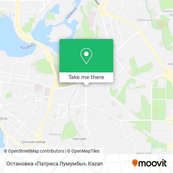 Остановка «Патриса Лумумбы» map