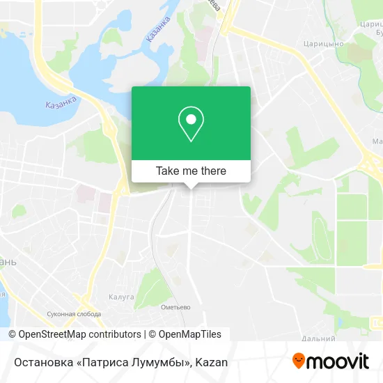 Остановка «Патриса Лумумбы» map