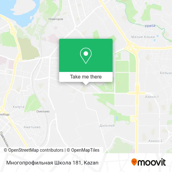 Многопрофильная Школа 181 map