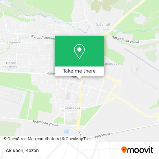 Ак каен map